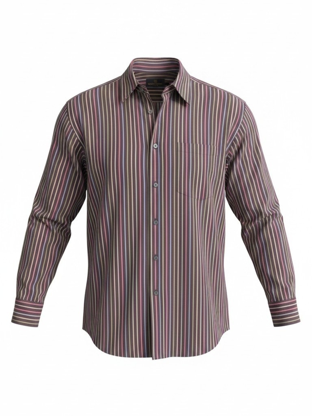 Bugatchi Uomo Men's XL 100% Cotton Long Sleeve Button-Up Shirt